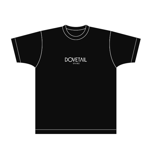 DOVETAIL S/N002 Tシャツ / ブラック