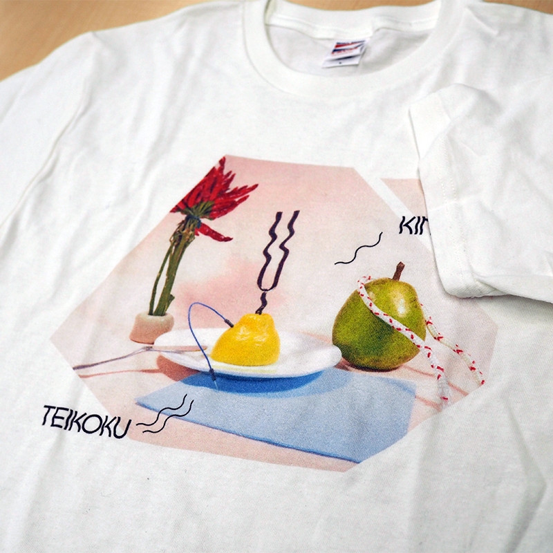 KINOKO TEIKOKU photoTシャツ[ホワイト]