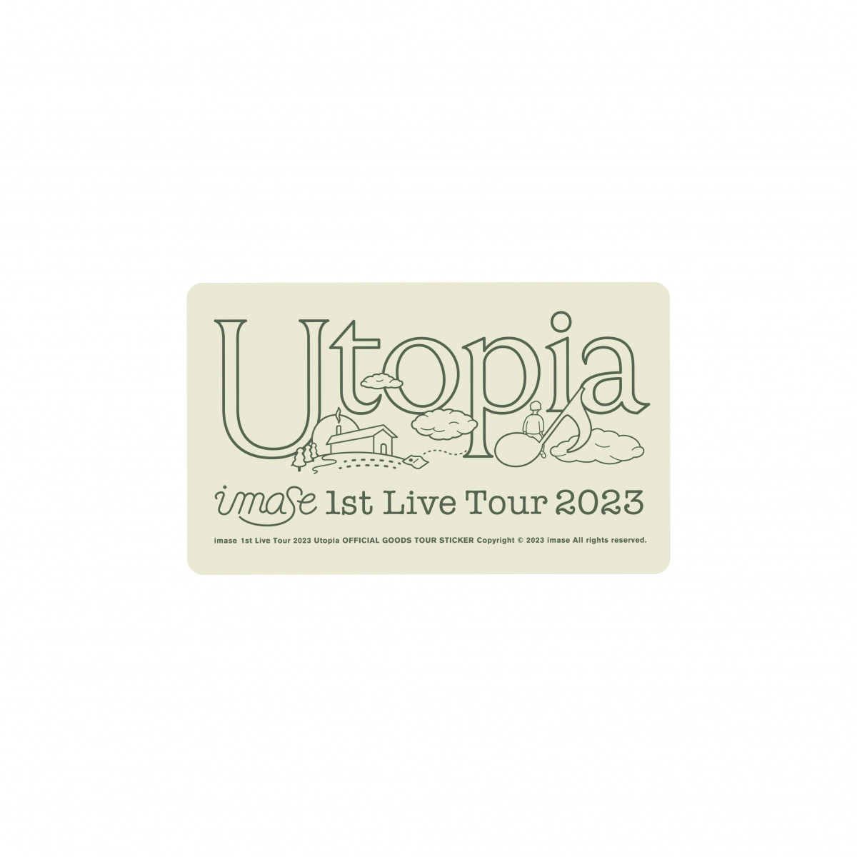 TOUR STICKER "Utopia"