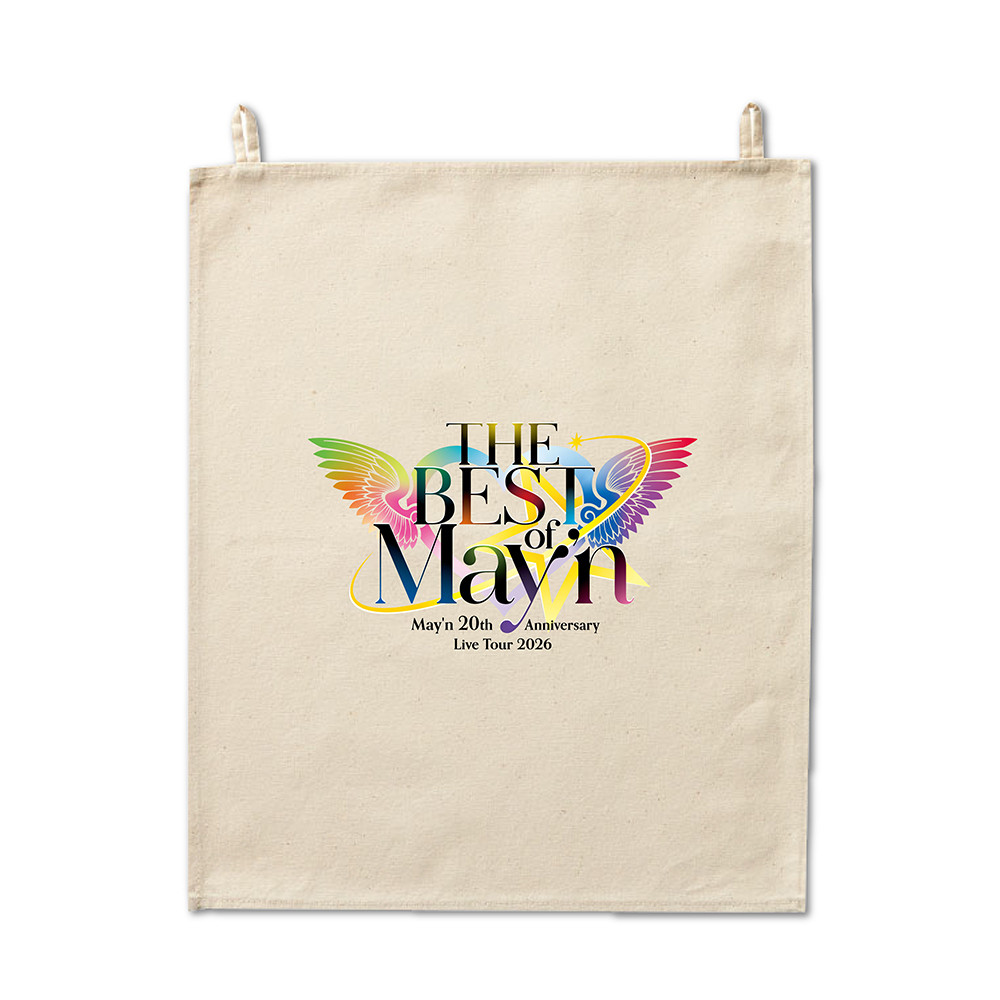 歴代ライブロゴランダム缶バッジ コンプリート用ロゴタペストリーつき