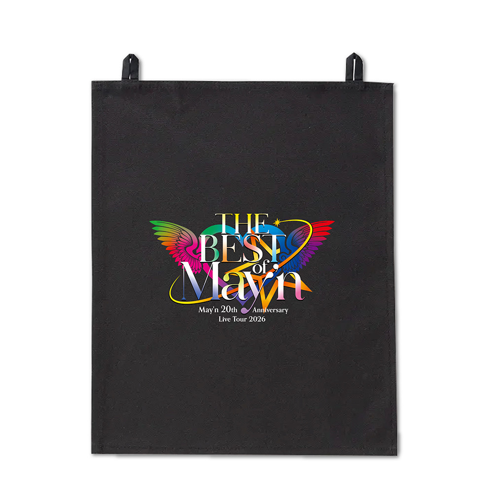 歴代ライブロゴランダム缶バッジ コンプリート用ロゴタペストリーつき