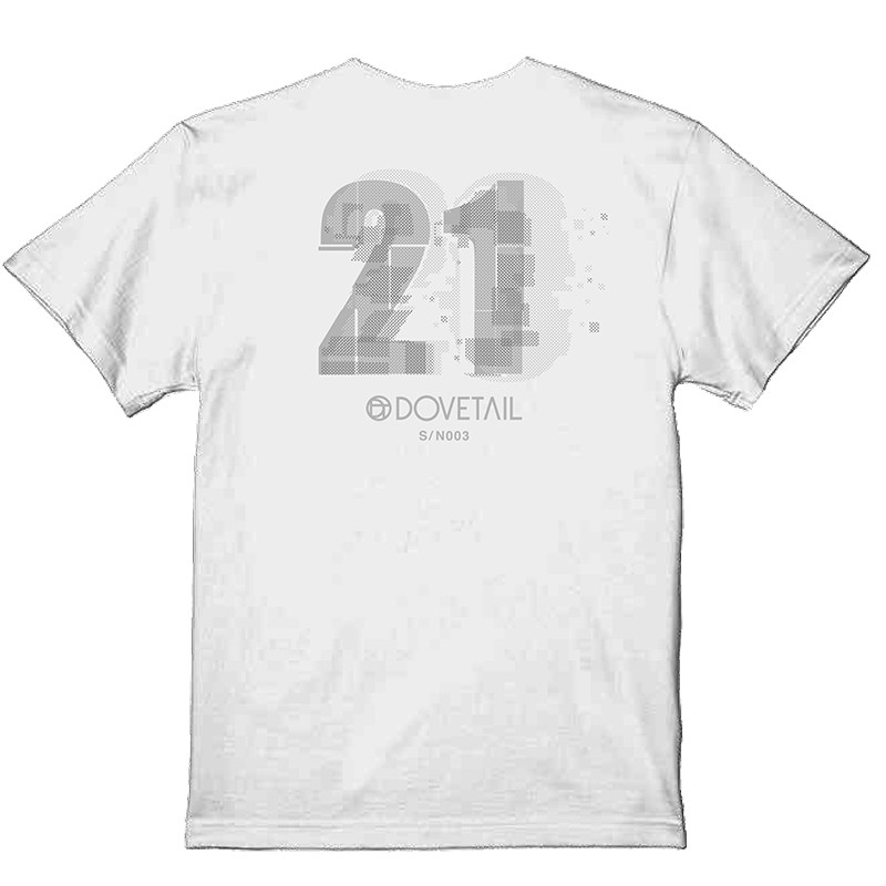 DOVETAIL S/N003 Tシャツ / ホワイト