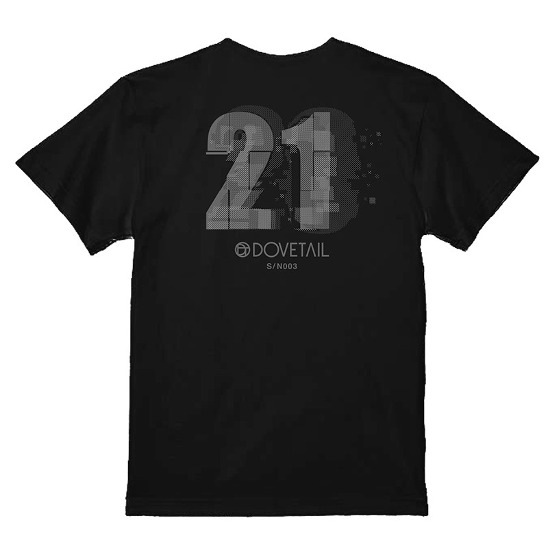 DOVETAIL S/N003 Tシャツ / ブラック