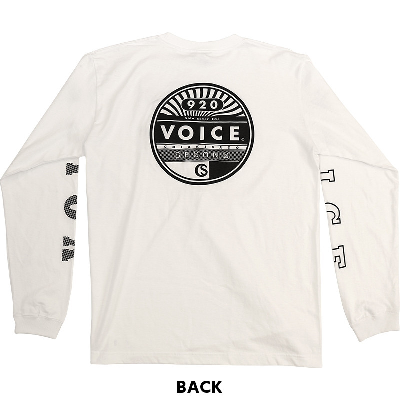 VOICE2 LONG T-SHIRTS / ホワイト
