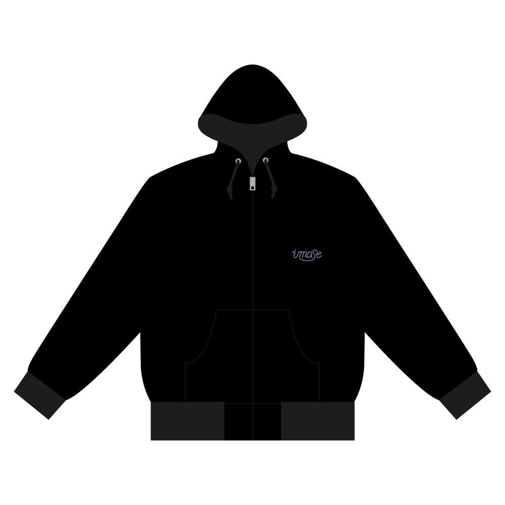 imase LOGO ZIP-UP HOODIE