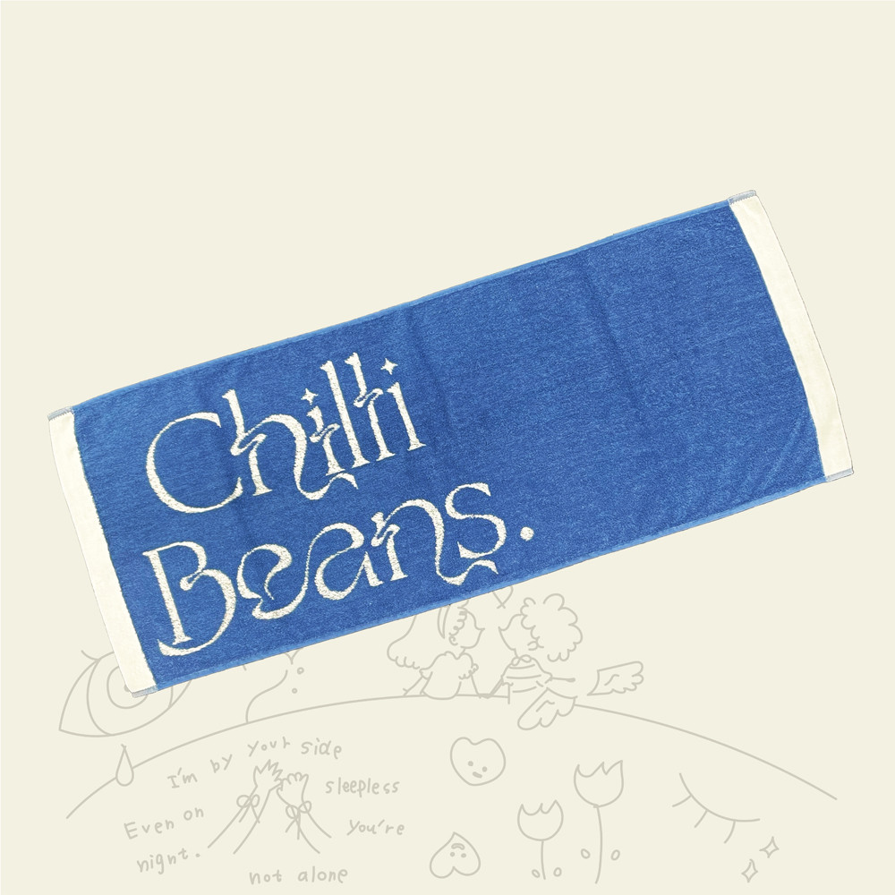 Logo 2024 S/S Face Towel / Blue