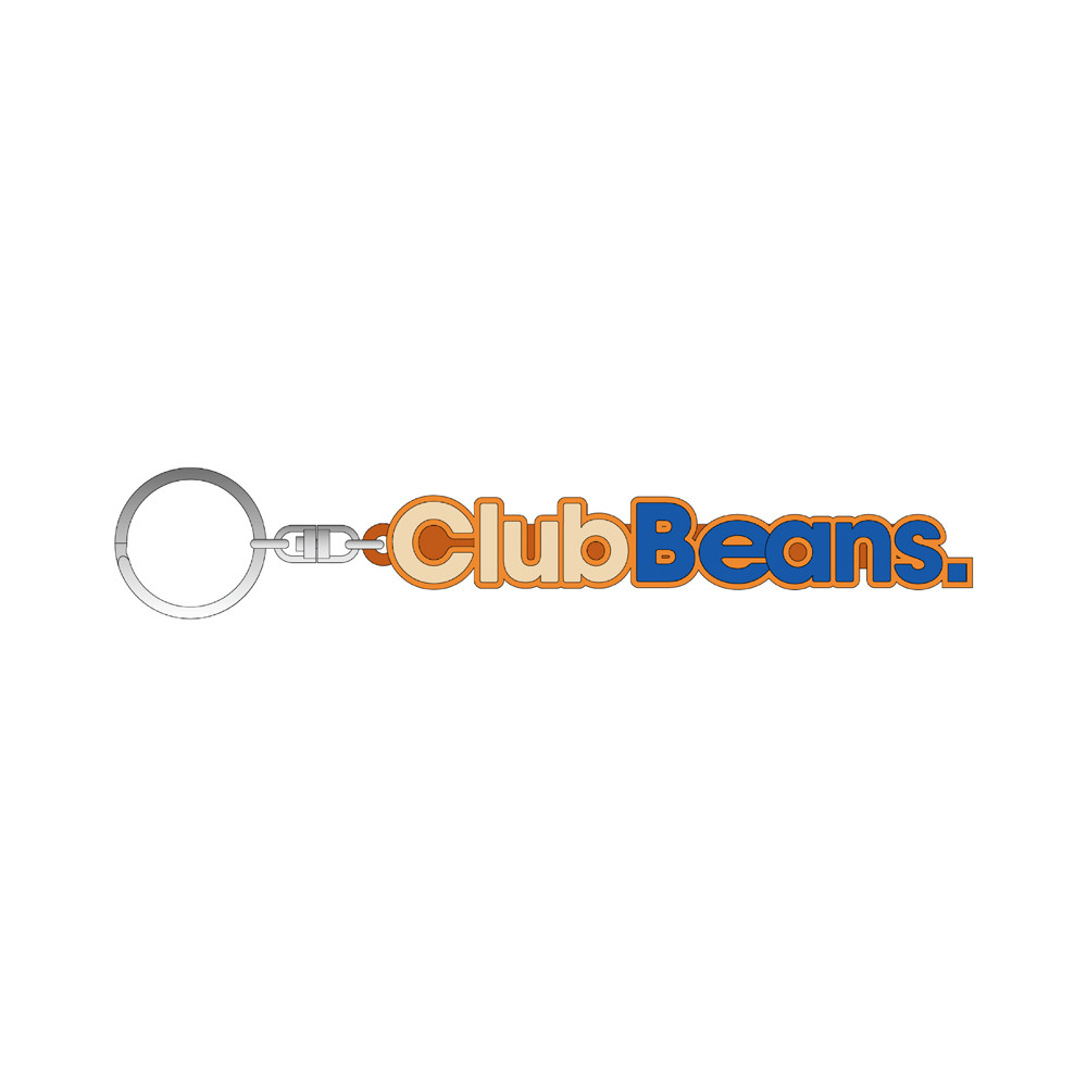 Chilli Beans. "Club Beans." Rubber Keychain