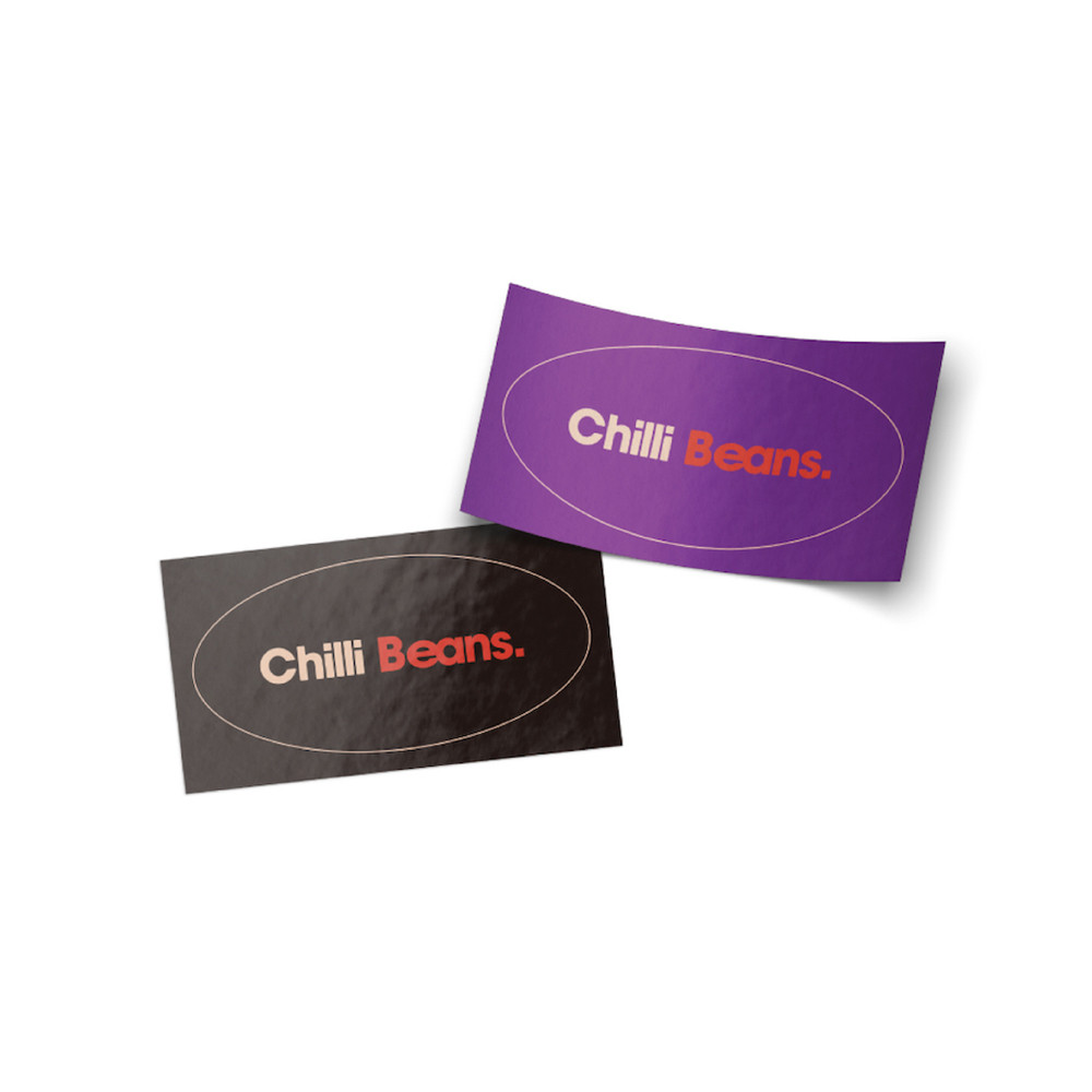 Chilli Beans. Logo Sticker Set