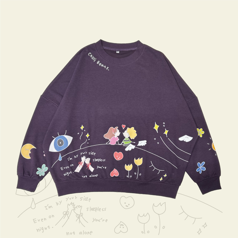 Sweat shirt / purple