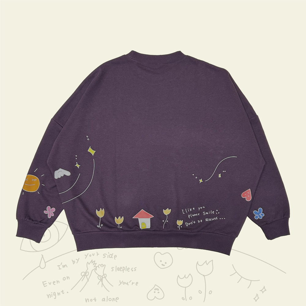 Sweat shirt / purple