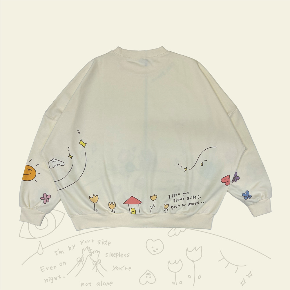 Sweat shirt / ivory