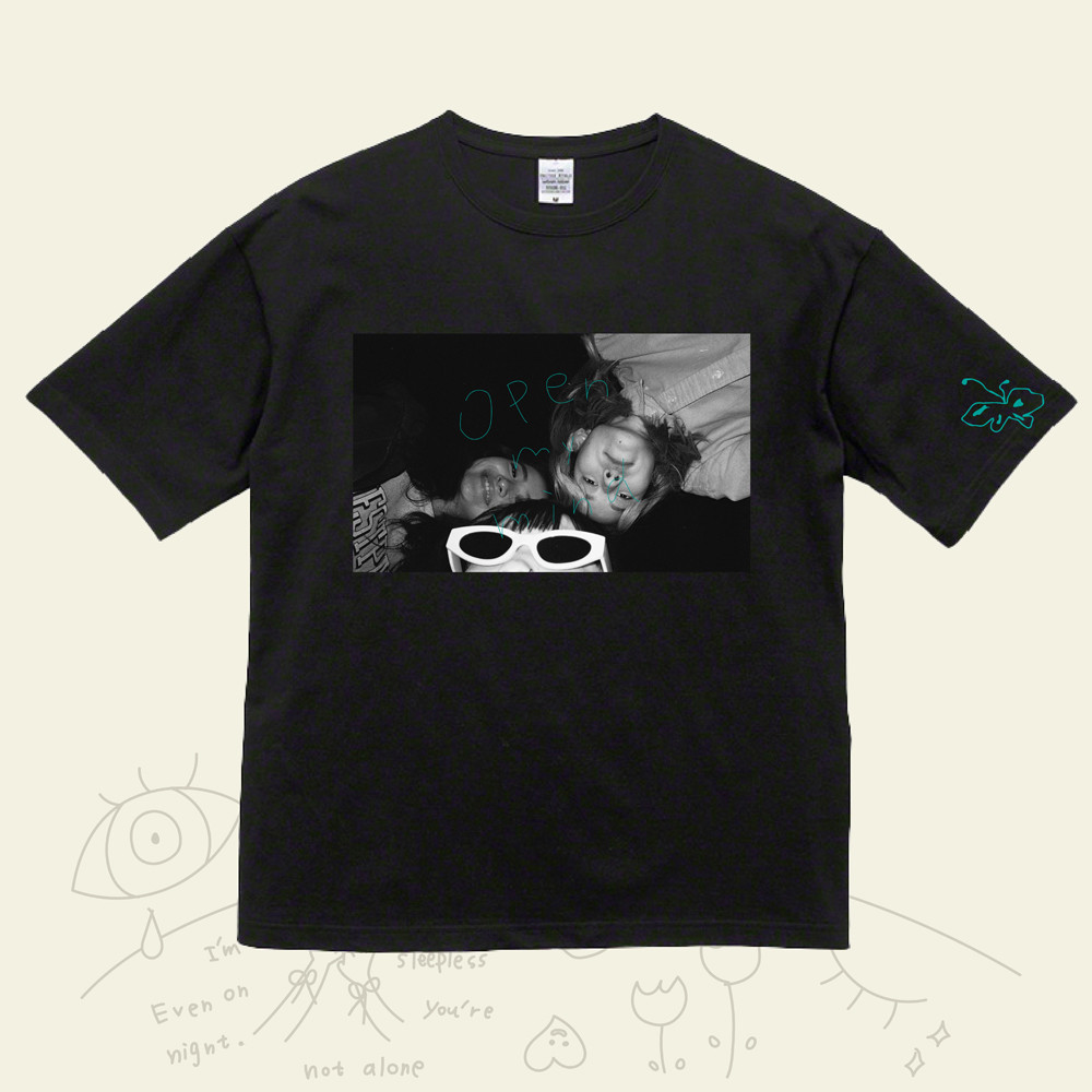 open my mind Tour T-shirt / Black