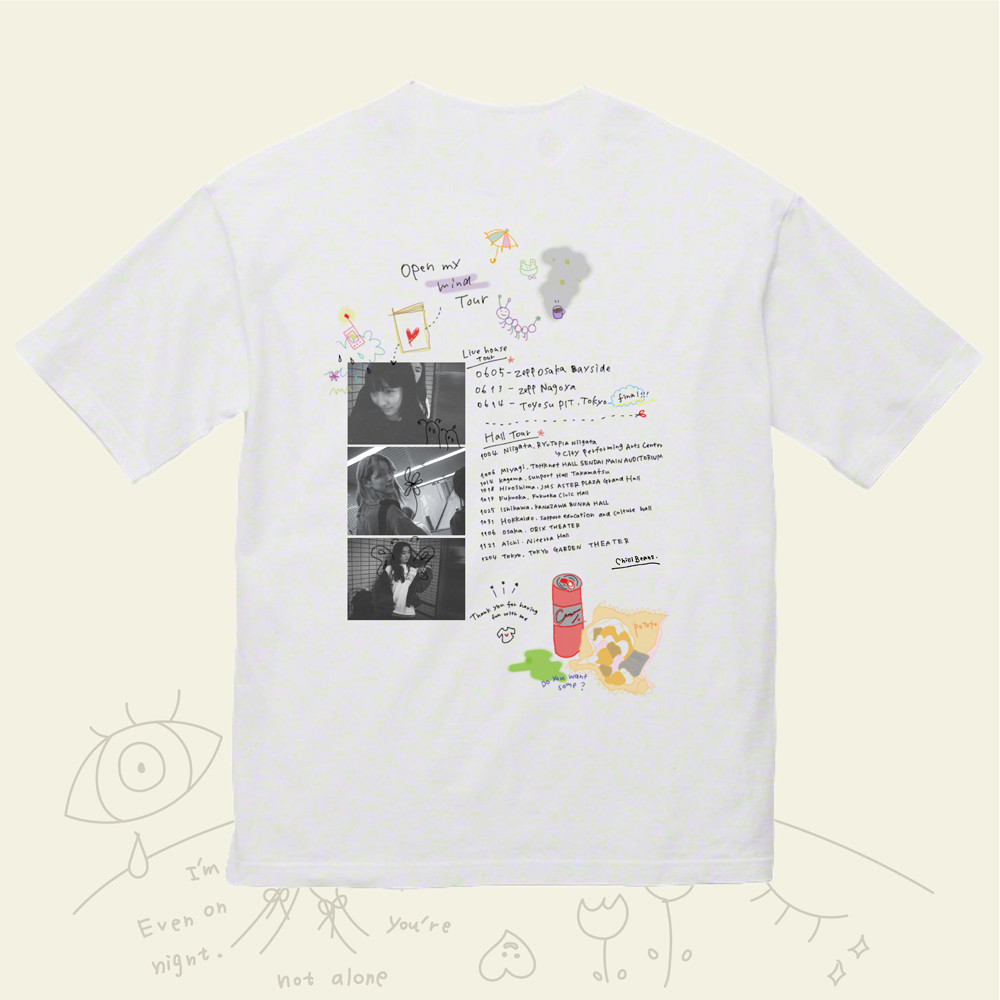 open my mind Tour T-shirt / White
