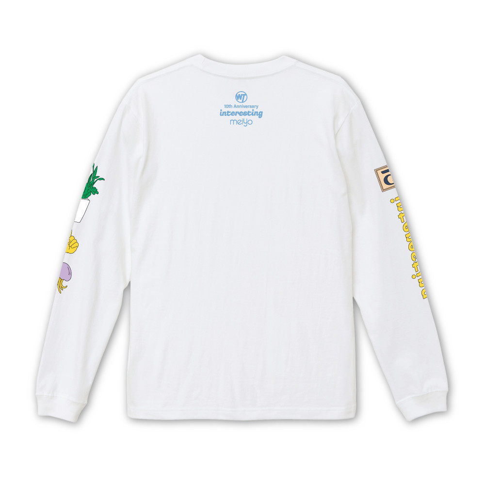 イラストロングTシャツ / WHITE
